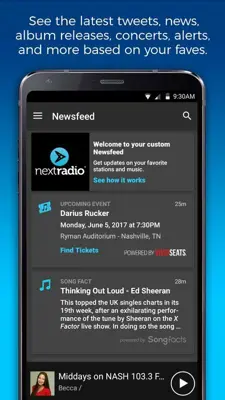 NextRadio android App screenshot 1